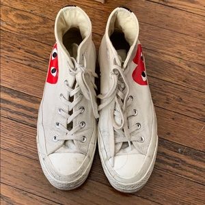 Comme Des Garcons play x converse high tops